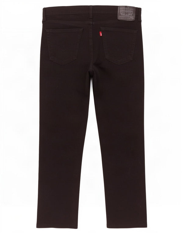 Levi's Herren 511 Slim Jeans W38 L30 schwarze Baumwolle