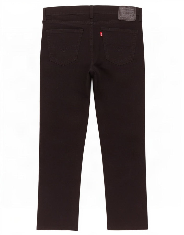 Levi's Herren 511 Slim Jeans W38 L30 schwarze Baumwolle