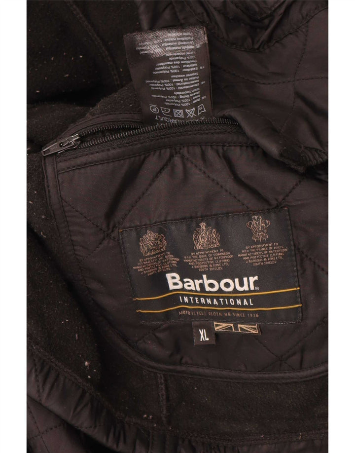 Barbour Herren Steppjacke UK 42 XL Schwarz Polyamid