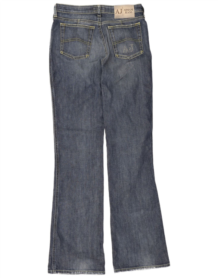 Armani Damen Schlagjeans W30 L35 Blaue Baumwolle