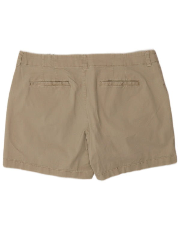 Lee Damen-Chinoshorts mit mittelhohem Bund, US 18, 2XL, W38, beige Baumwolle