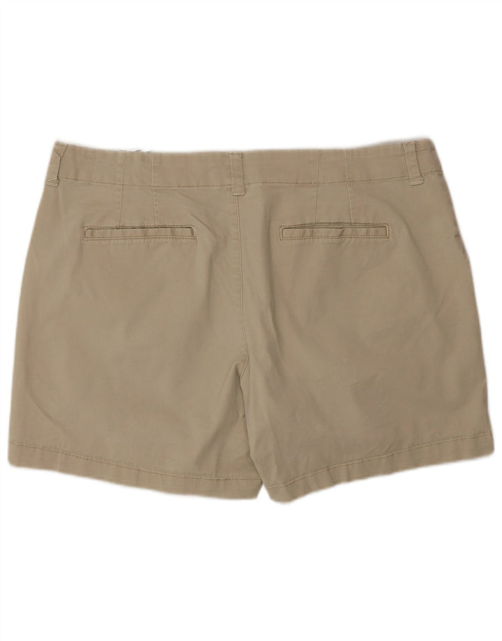 Lee Damen-Chinoshorts mit mittelhohem Bund, US 18, 2XL, W38, beige Baumwolle