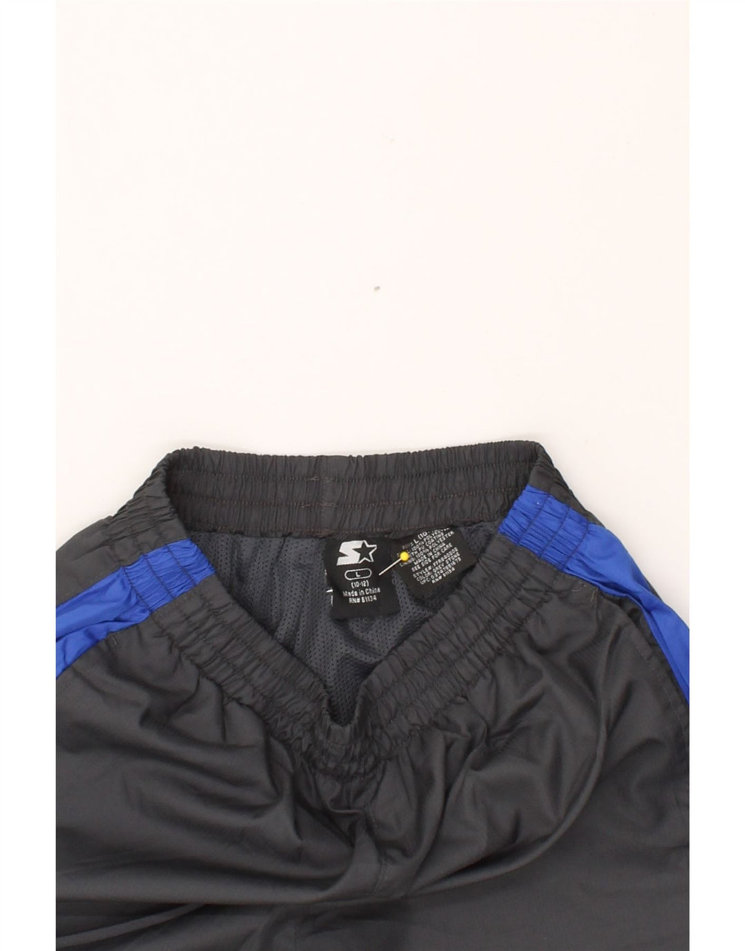 STARTER Boys Tracksuit Trousers 10-11 Years Large Grey Colourblock Vintage Starter and Second-Hand Starter from Messina Hembry 