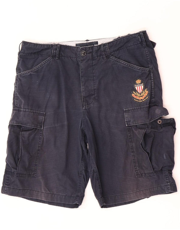 Ralph Lauren Herren Cargo-Shorts W32 Medium Marineblau Baumwolle