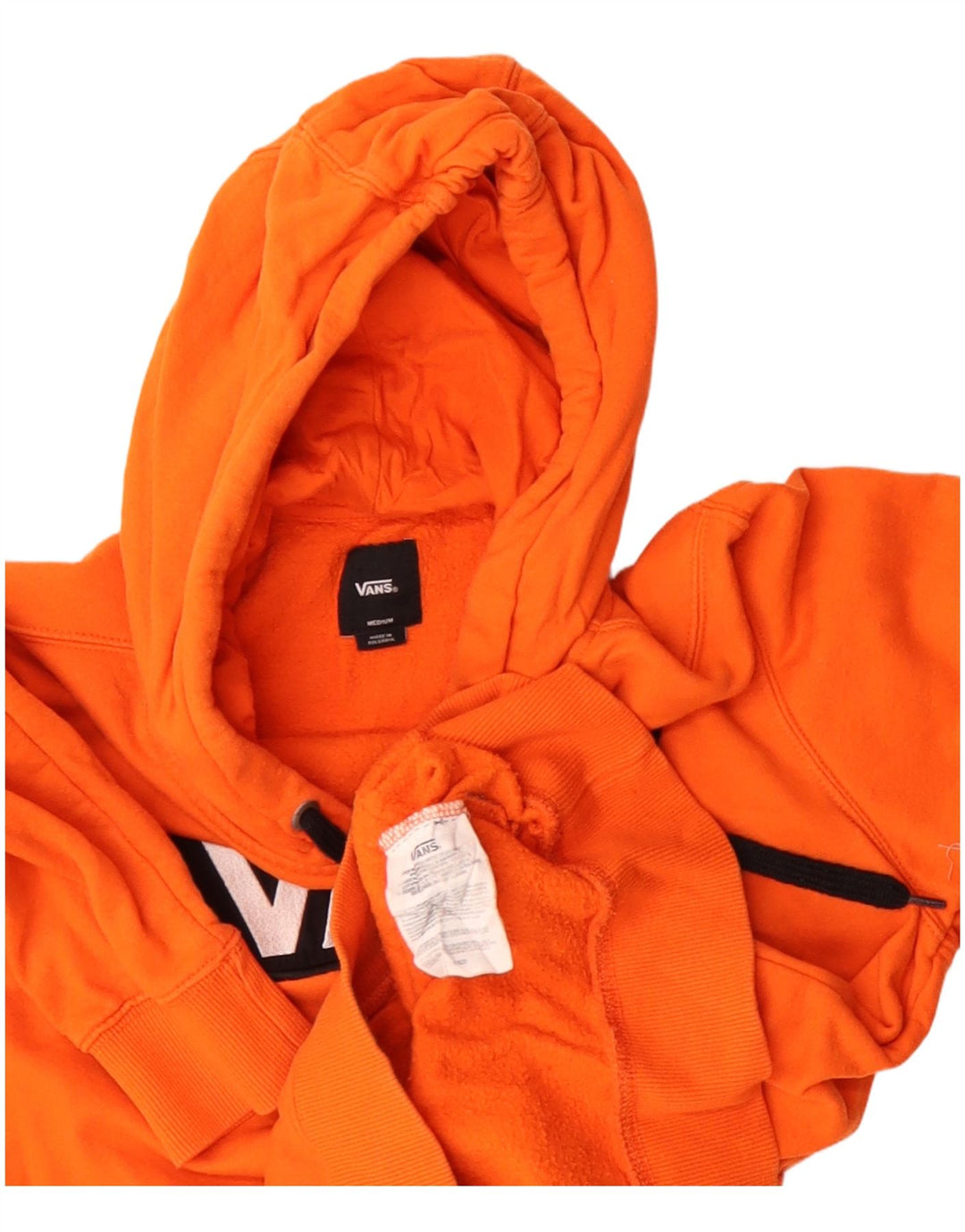 Vans Herren-Kapuzenpullover mit Grafik, mittelorange Baumwolle