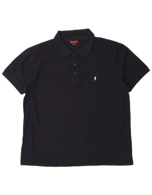 Marlboro Classics Herren Poloshirt 3XL Marineblau Baumwolle