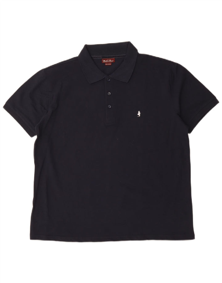 Marlboro Classics Herren Poloshirt 3XL Marineblau Baumwolle