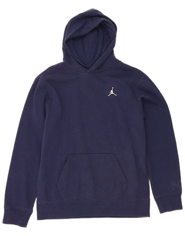 Jordan Jungen Kapuzenpullover, 13–14 Jahre, XL, Marineblau, Baumwolle