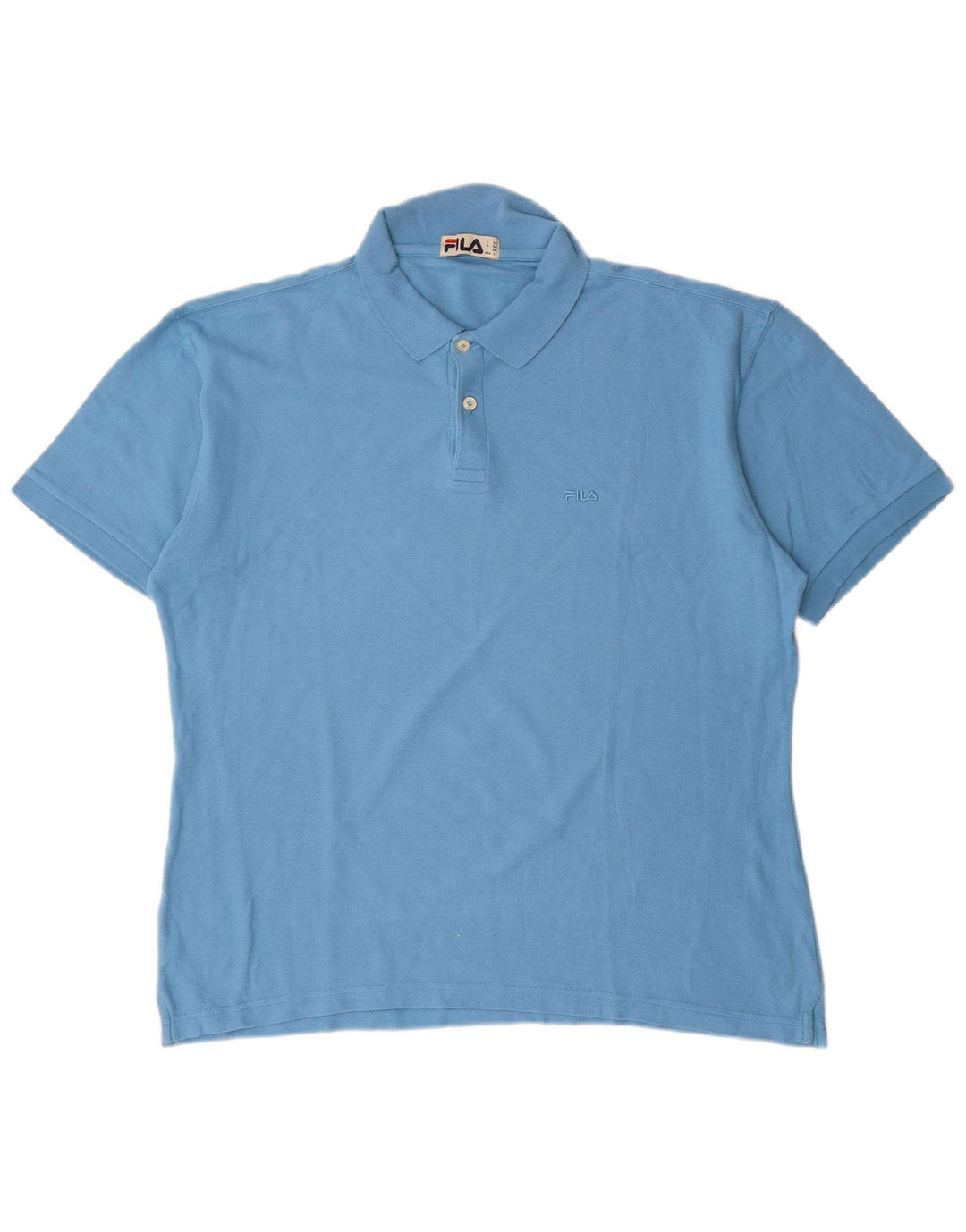 FILA Herren Poloshirt IT 54 XL Blau Baumwolle