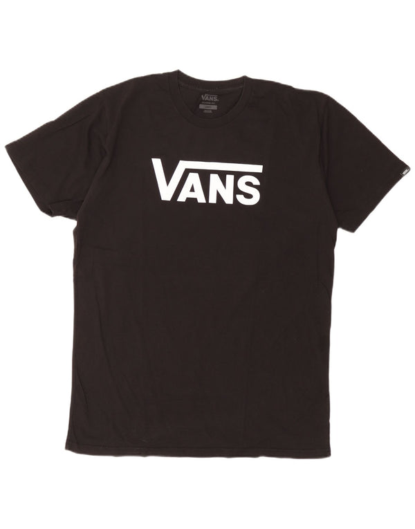 Vans Herren T-Shirt mit klassischer Passform, Grafik, Größe L, Schwarz, Baumwolle
