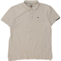 Tommy Hilfiger Herren-Poloshirt, mittelweiße Baumwolle