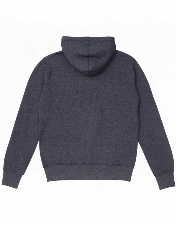 Superdry Herren Grafik-Hoodie-Pullover XL Marineblau gefleckte Baumwolle