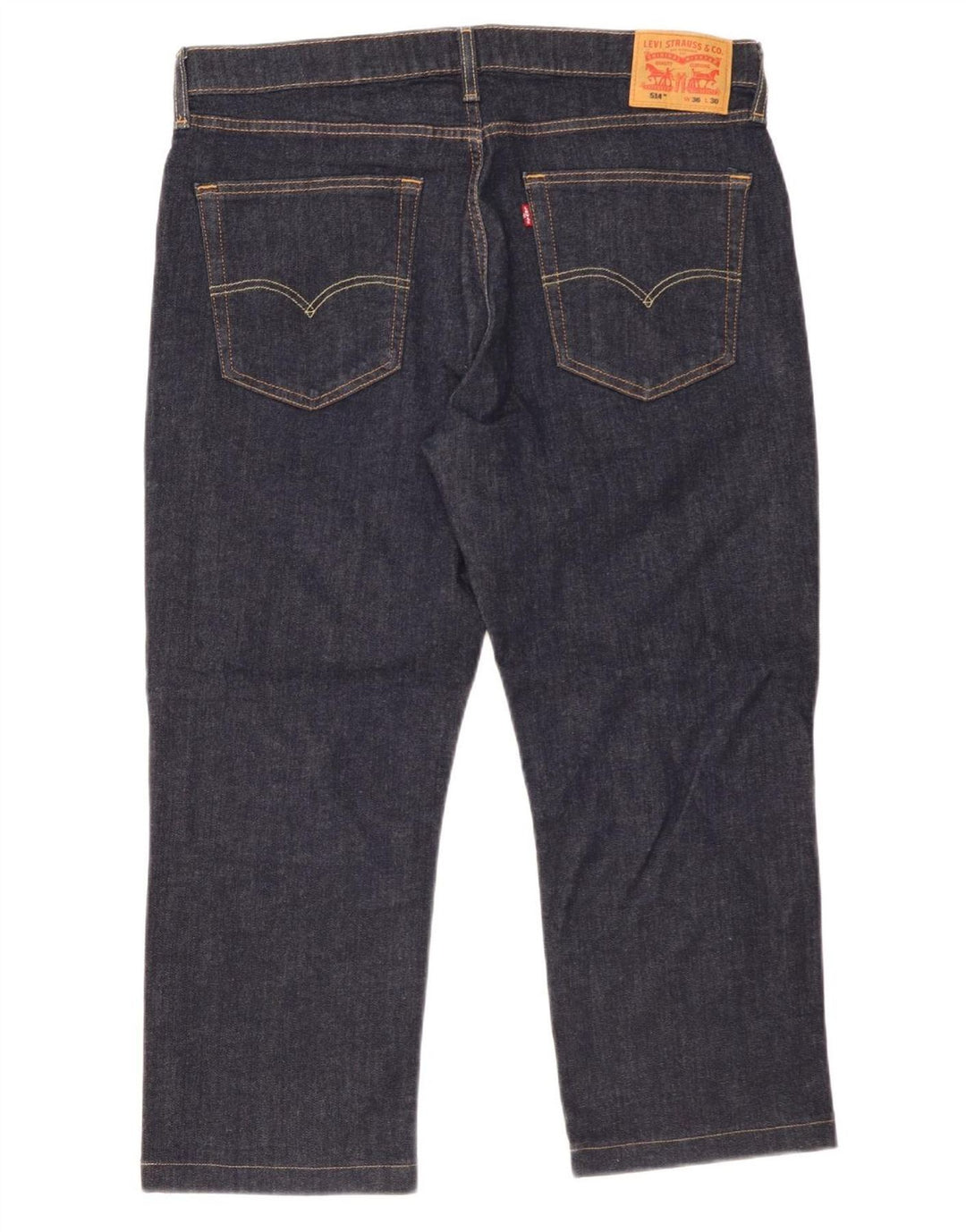 Levi's Herren 514 Capri Jeans W36 L24 Marineblau Baumwolle