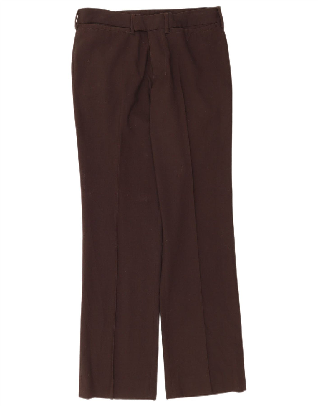 Gerade Freizeithose für Herren von Zara, EU 38, Größe S, W30, L30, Braun, Polyester