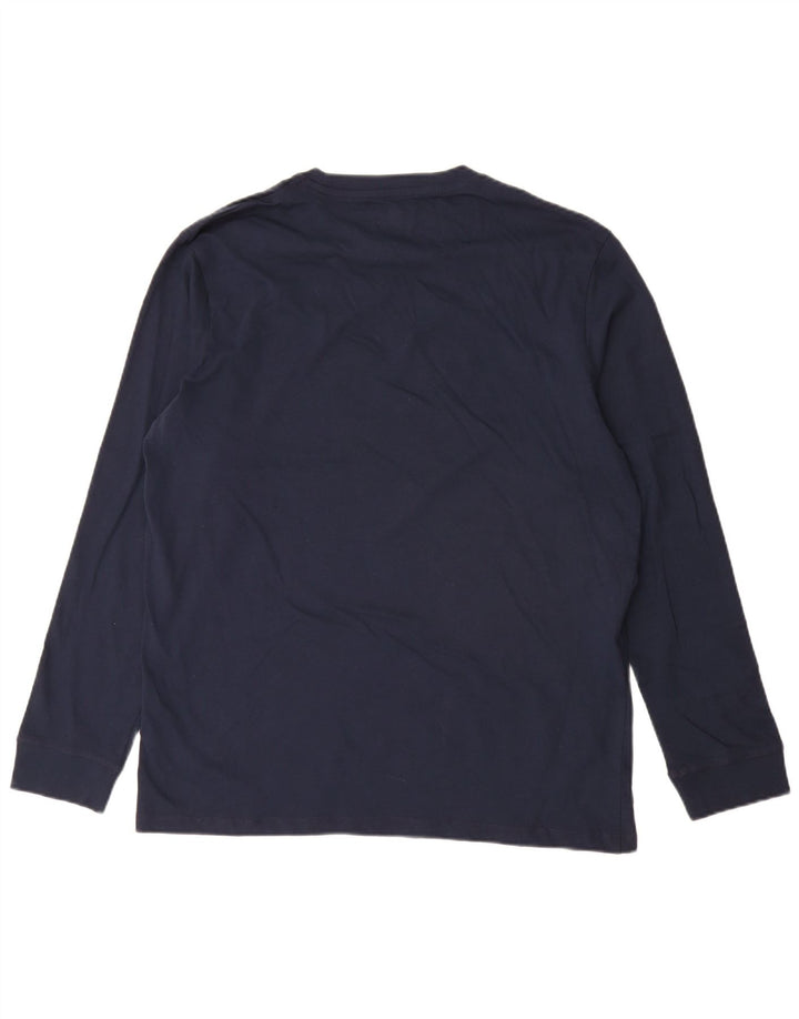 Timberland Herren-Oberteil mit normaler Passform, langärmelig, groß, marineblau, Baumwolle