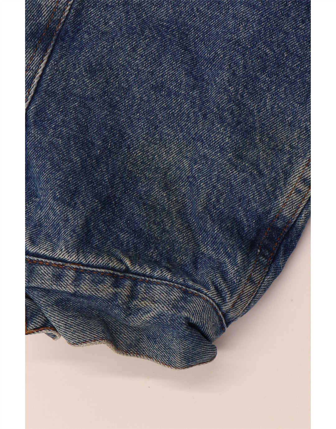 RIFLE Herren Sherpa Jeansjacke UK 44 2XL Blaue Baumwolle