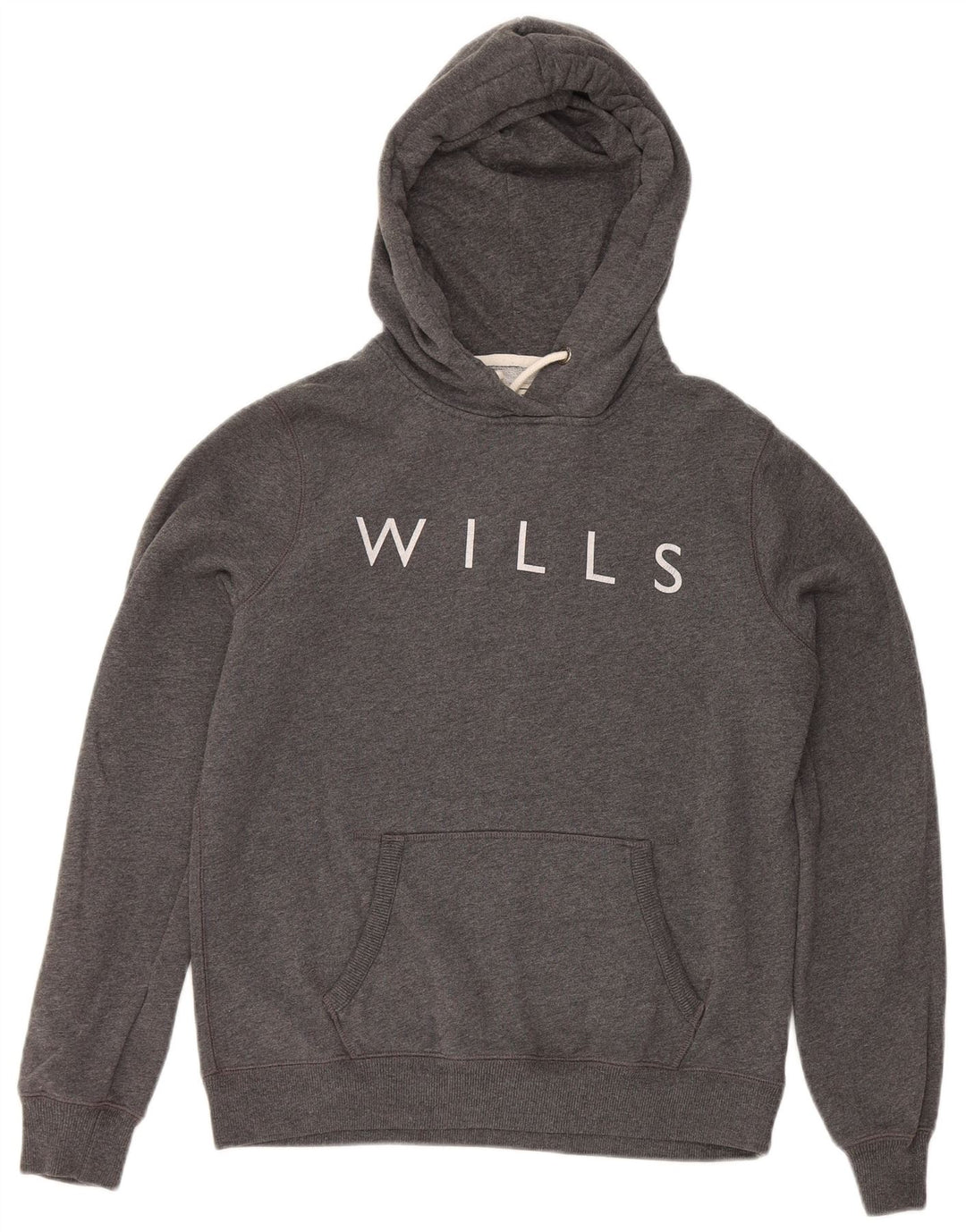 Jack Wills Damen-Sweatshirt mit grafischer klassischer Passform, Gr. 12, Mittelgrau