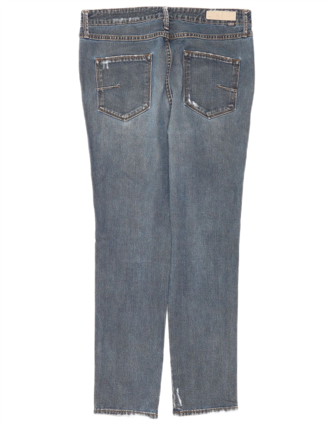 M.Grifoni Damen Slim Jeans W28 L26 Blaue Baumwolle