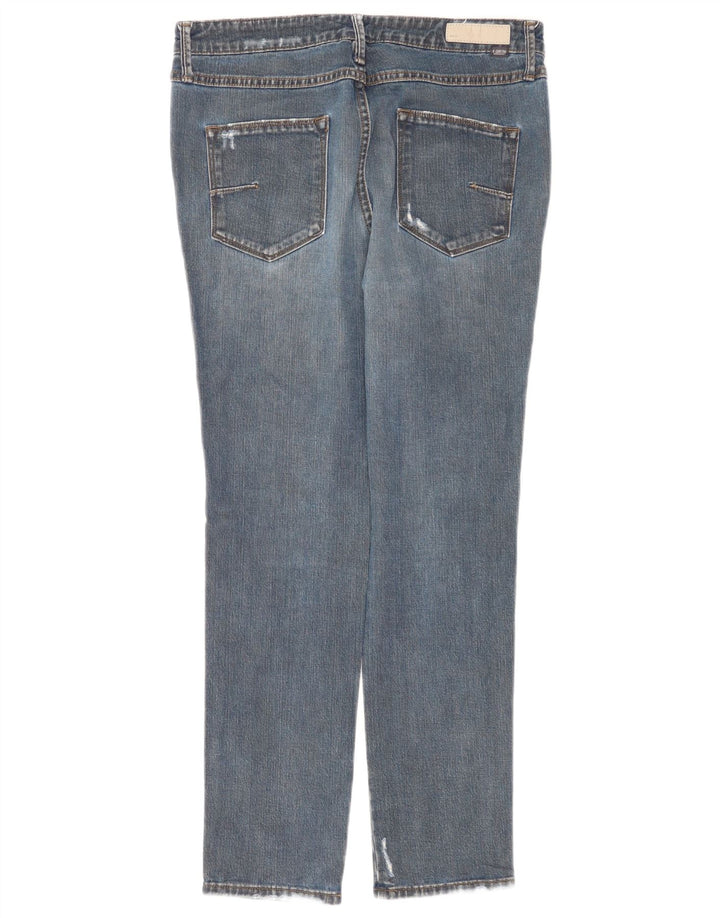 M.Grifoni Damen Slim Jeans W28 L26 Blaue Baumwolle