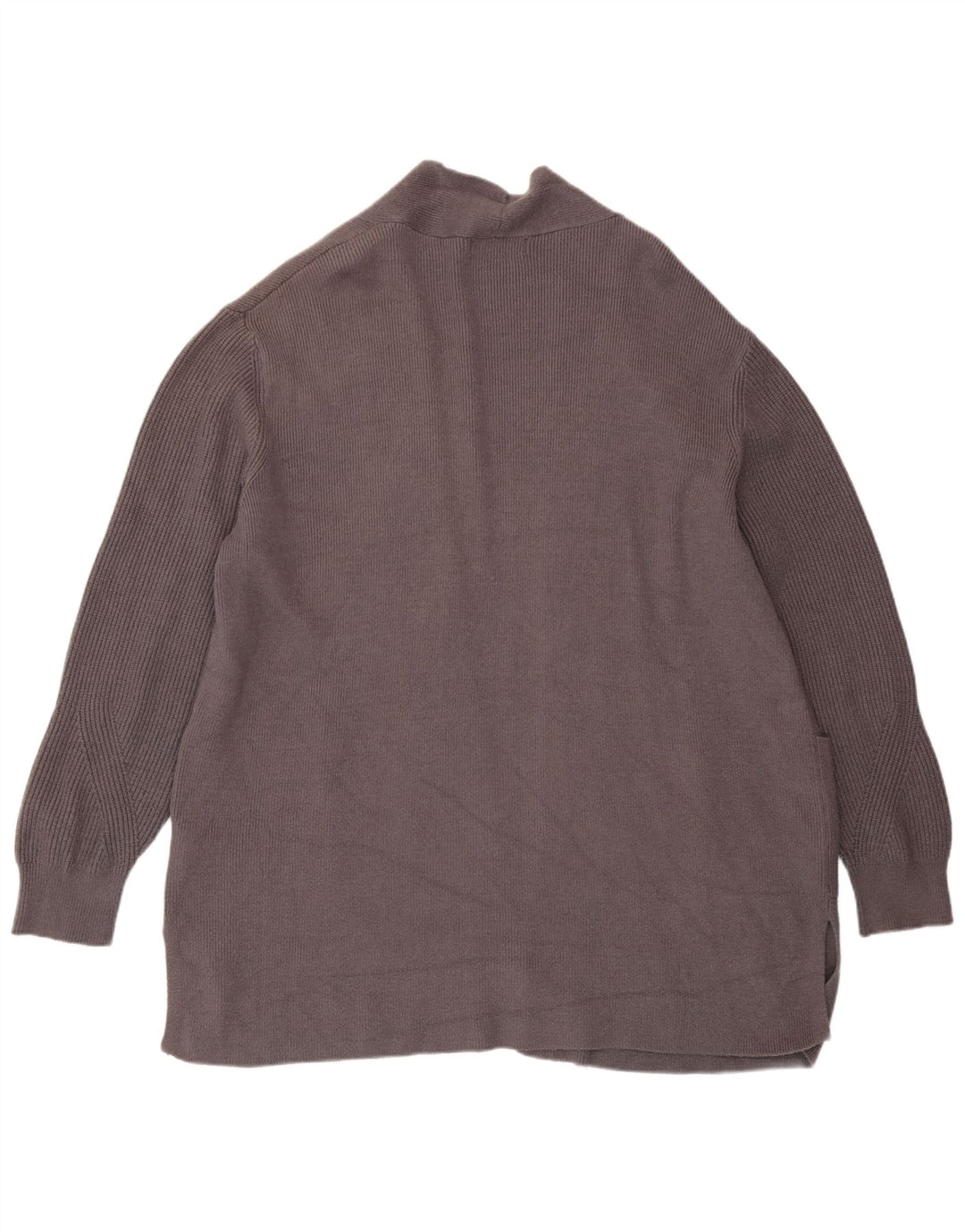 Marks & Spencer Offener Damen-Cardigan-Pullover UK 20 2XL Graue Viskose