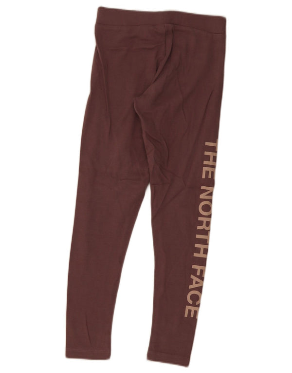The North Face Leggings für Mädchen, 11–12 Jahre, Größe L, Burgunderrot, Baumwolle