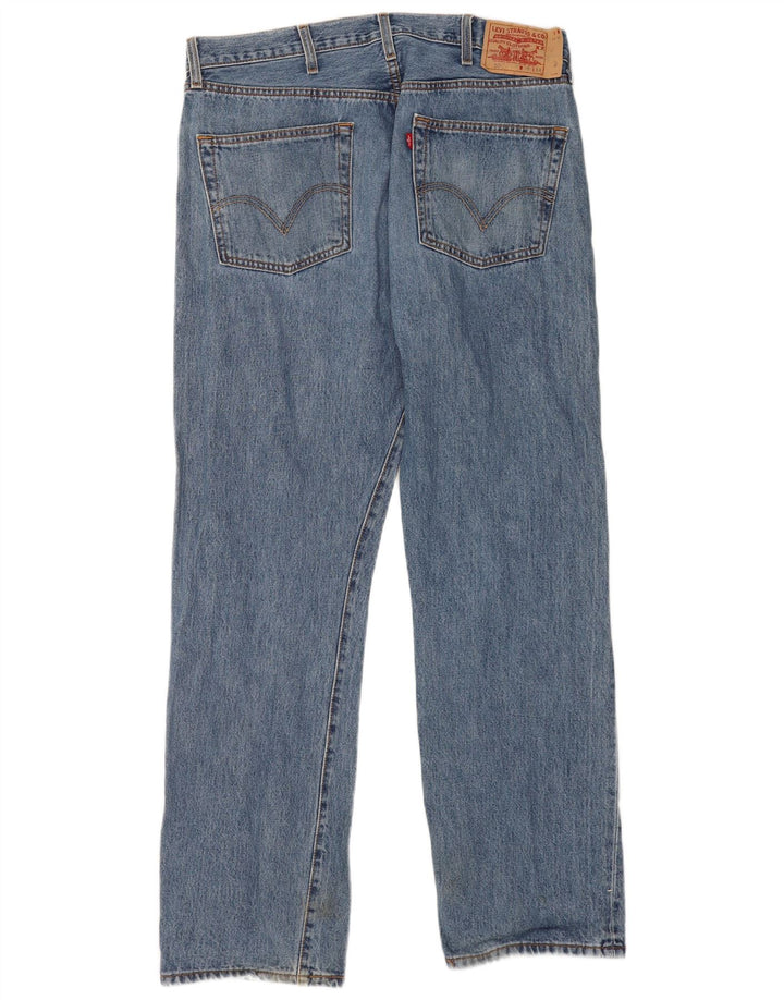 Levi's Herren 501 Straight Jeans W38 L34 Blue Cotton Classic