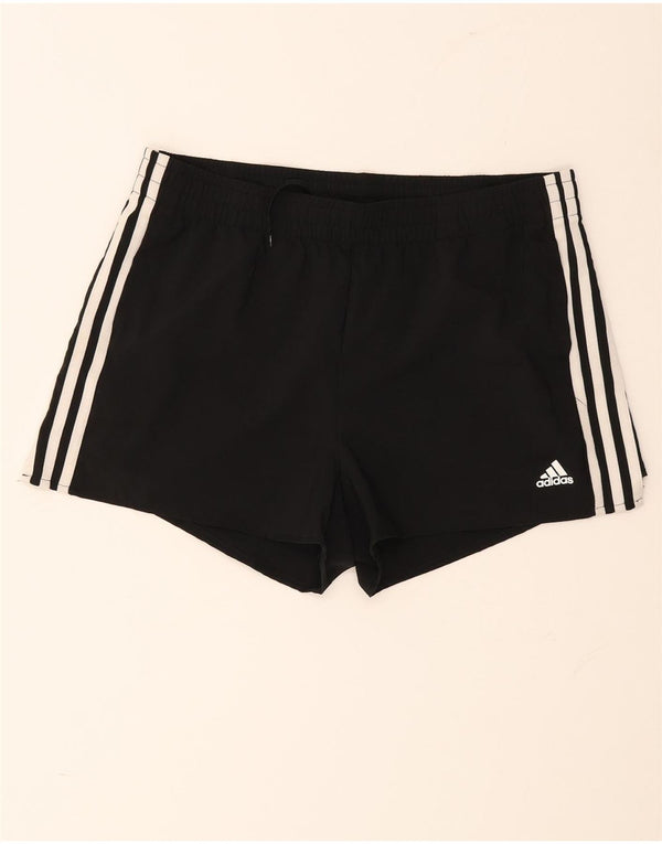 Adidas Damen Aeroready Sport Shorts UK 12/14 Medium Schwarz Polyester