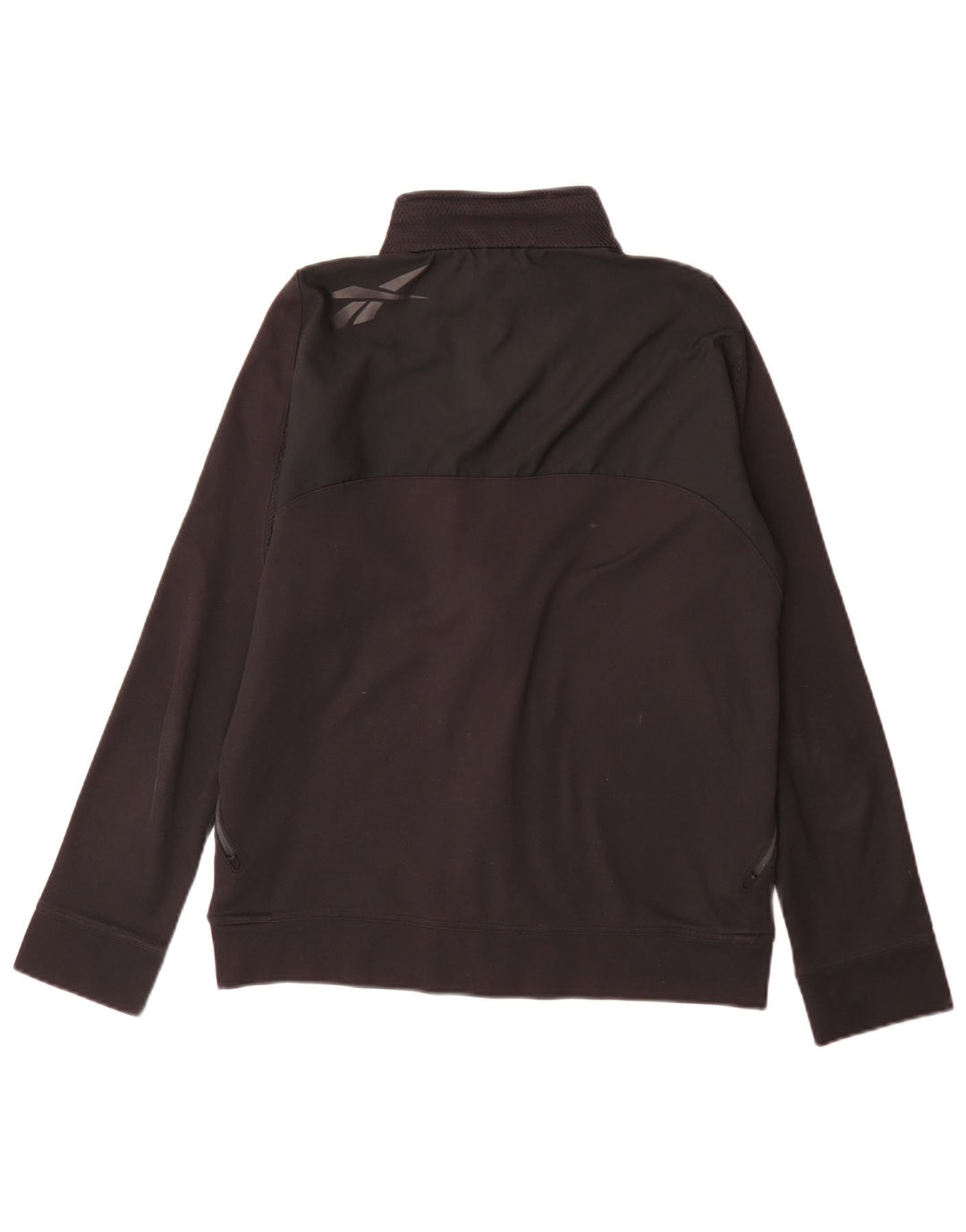 Reebok Herren Grafik-Trainingsanzug-Oberteil, Jacke, Größe S, Schwarz, Polyester
