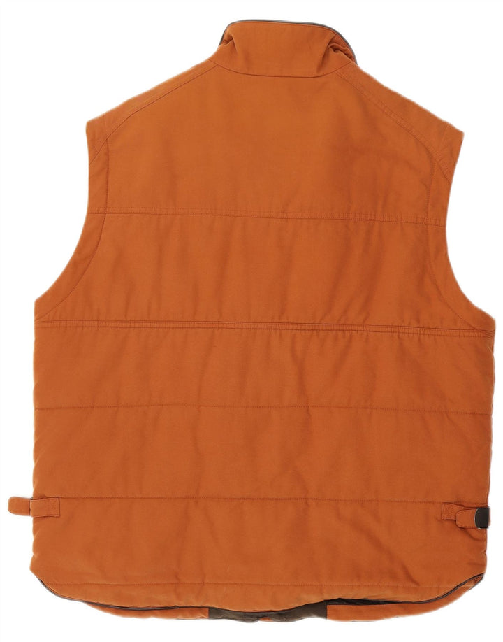 IVY OXFORD Herren Wattierte Weste IT 54 2XL Braunes Polyamid