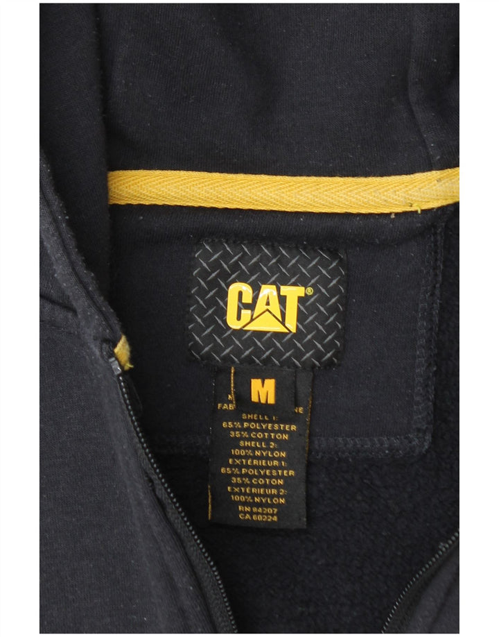 Caterpillar Herren-Kapuzenpullover mit Reißverschluss, mittleres Marineblau, Polyester
