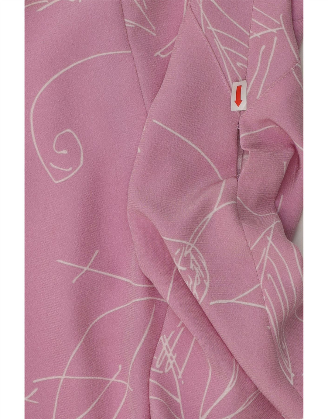 JACQUES VERT Womens Abstract Pattern Maxi Dress UK 12 Medium Pink Vintage Jacques Vert and Second-Hand Jacques Vert from Messina Hembry 