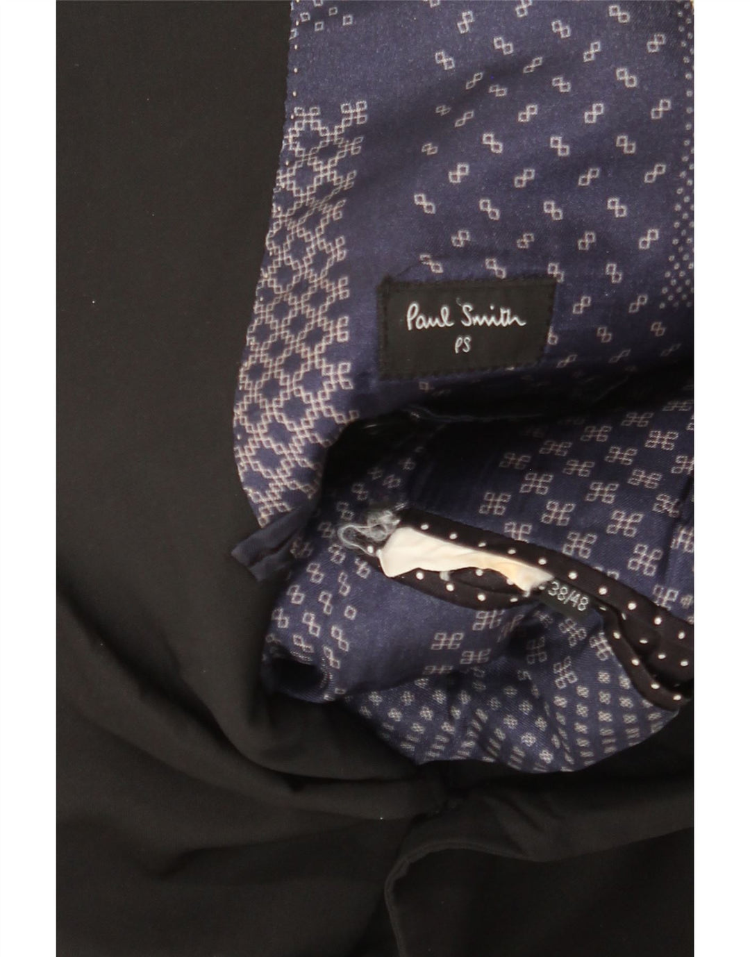 Paul Smith Herren 2-Knopf-Blazerjacke UK 38 Mittelschwarz