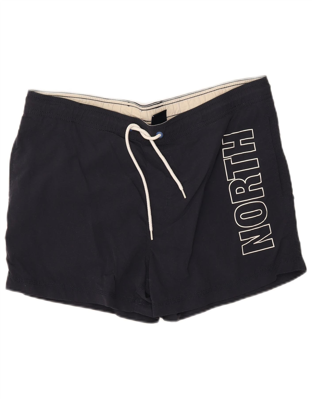 NORTH SAILS Herren-Badeshorts mit Grafik, mittelblau, Polyamid