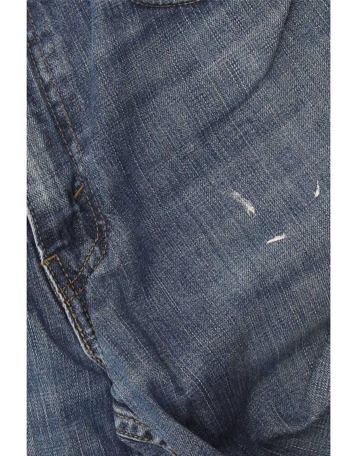 Levi's Herren 511 Distressed Slim Jeans W34 L32 Blaue Baumwolle