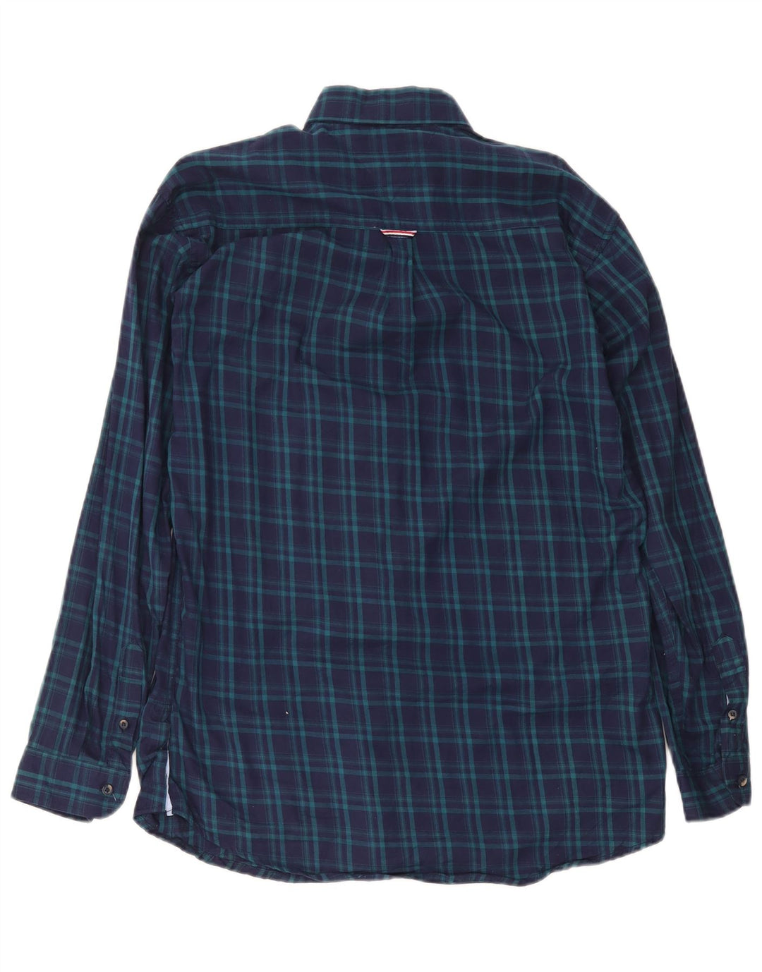Tommy Hilfiger Herren Custom Fit Hemd XL Marineblau kariert