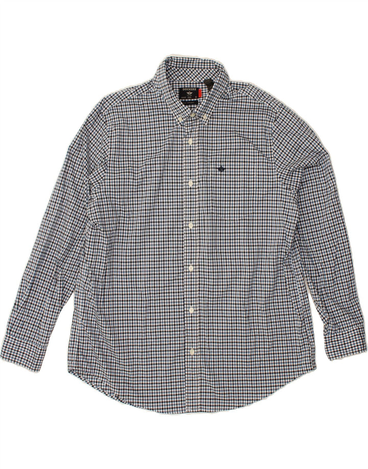 DOCKERS Mens Shirt Large Multicoloured Check Vintage Dockers and Second-Hand Dockers from Messina Hembry 