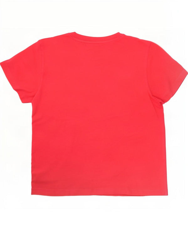 Champion Damen Grafik-T-Shirt-Oberteil UK 16 Large Rosa Baumwolle