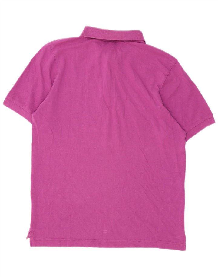 Kappa Herren Poloshirt Small Lila Baumwolle