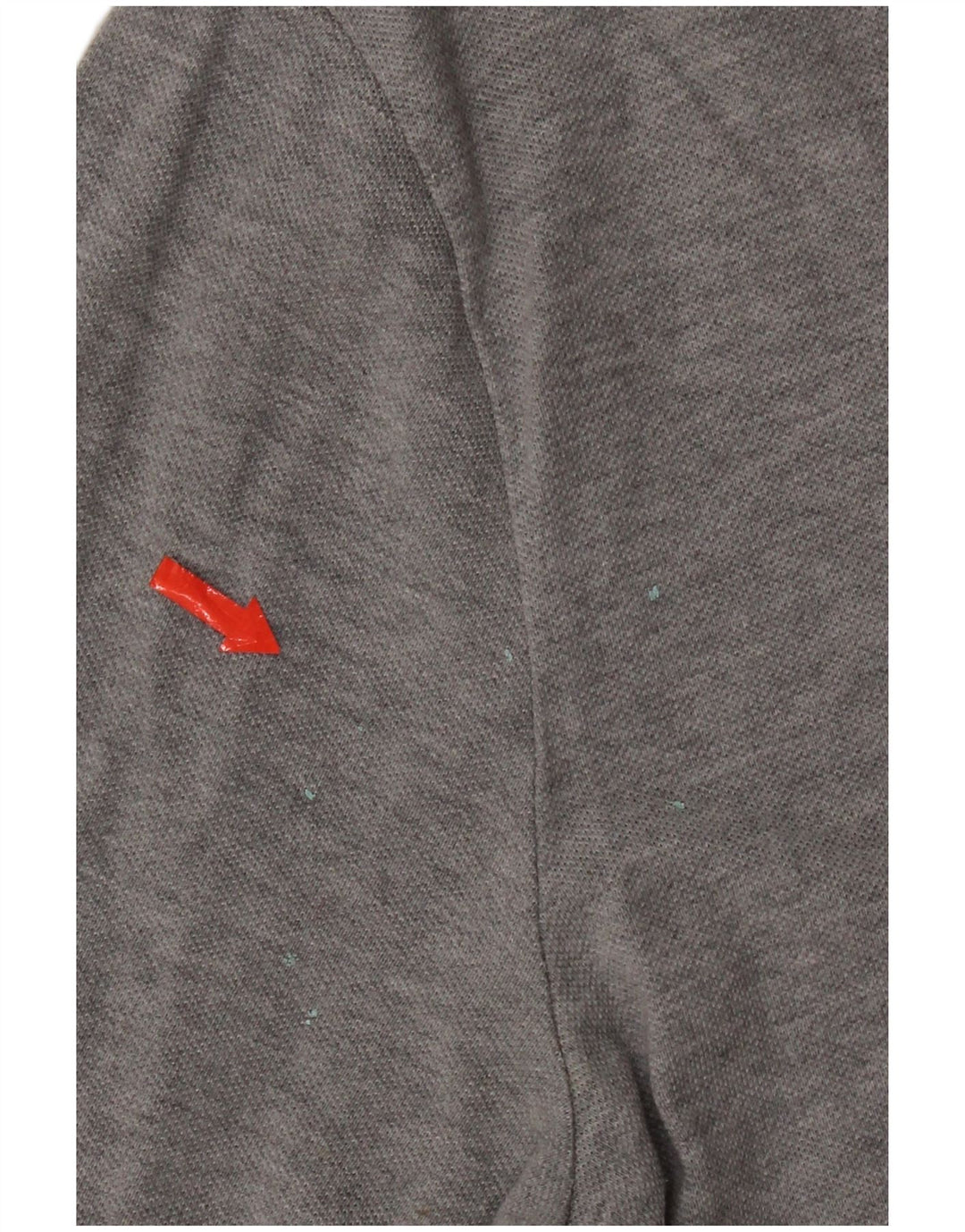 Nike Herren-Poloshirt XL aus grau gefleckter Baumwolle