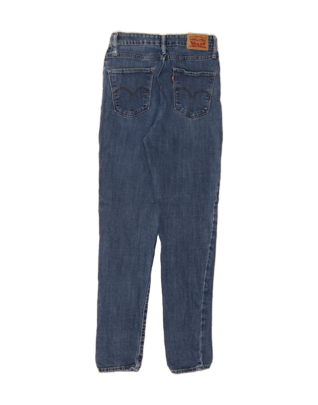 LEVI'S Womens 721 Skinny Jeans  W27 L30 Blue Polyester Vintage Levi's and Second-Hand Levi's from Messina Hembry 