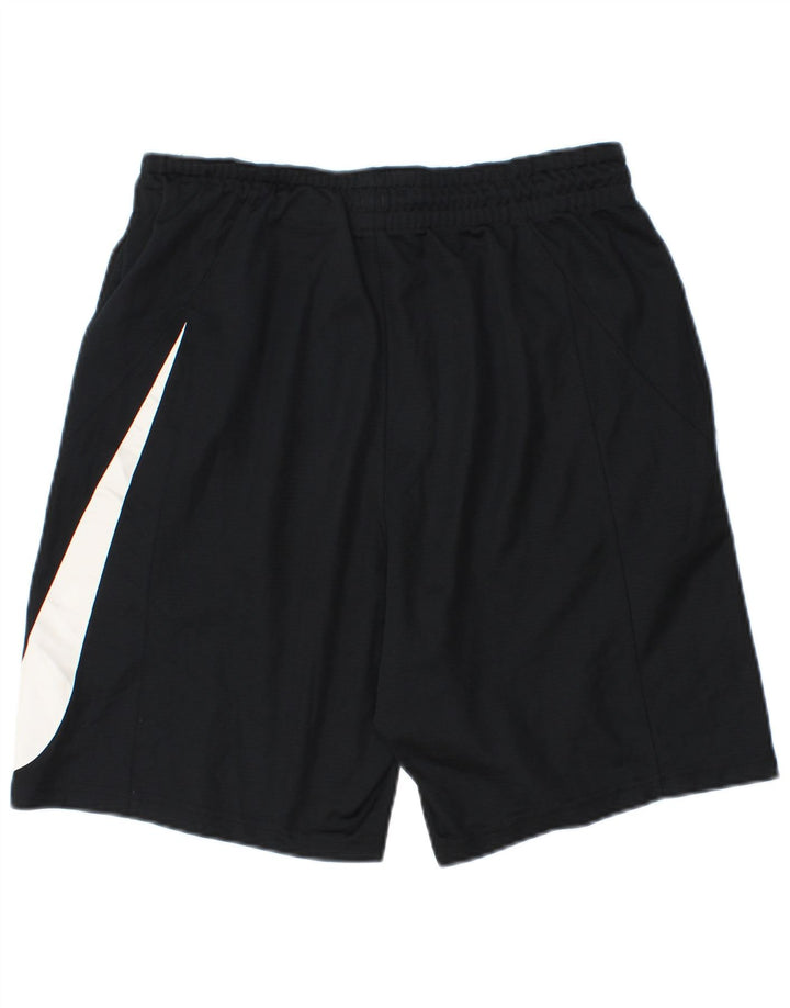Nike Herren Dri Fit Graphic Sport Shorts Mittelschwarzes Polyester