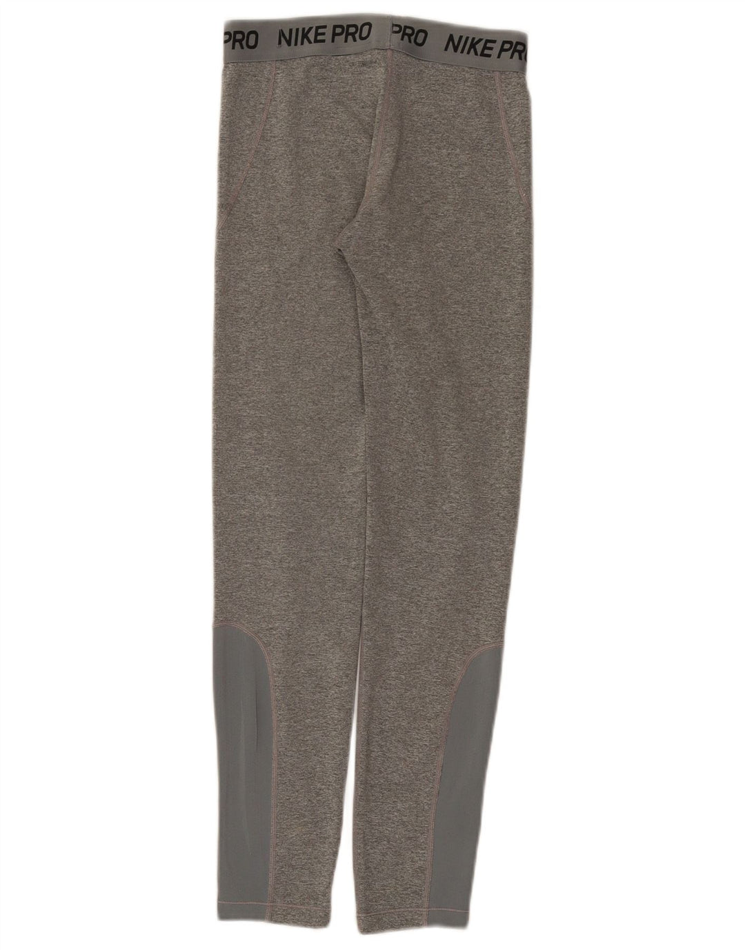 Nike Mädchen-Grafik-Leggings, 12–13 Jahre, groß, graues Colourblock-Polyester