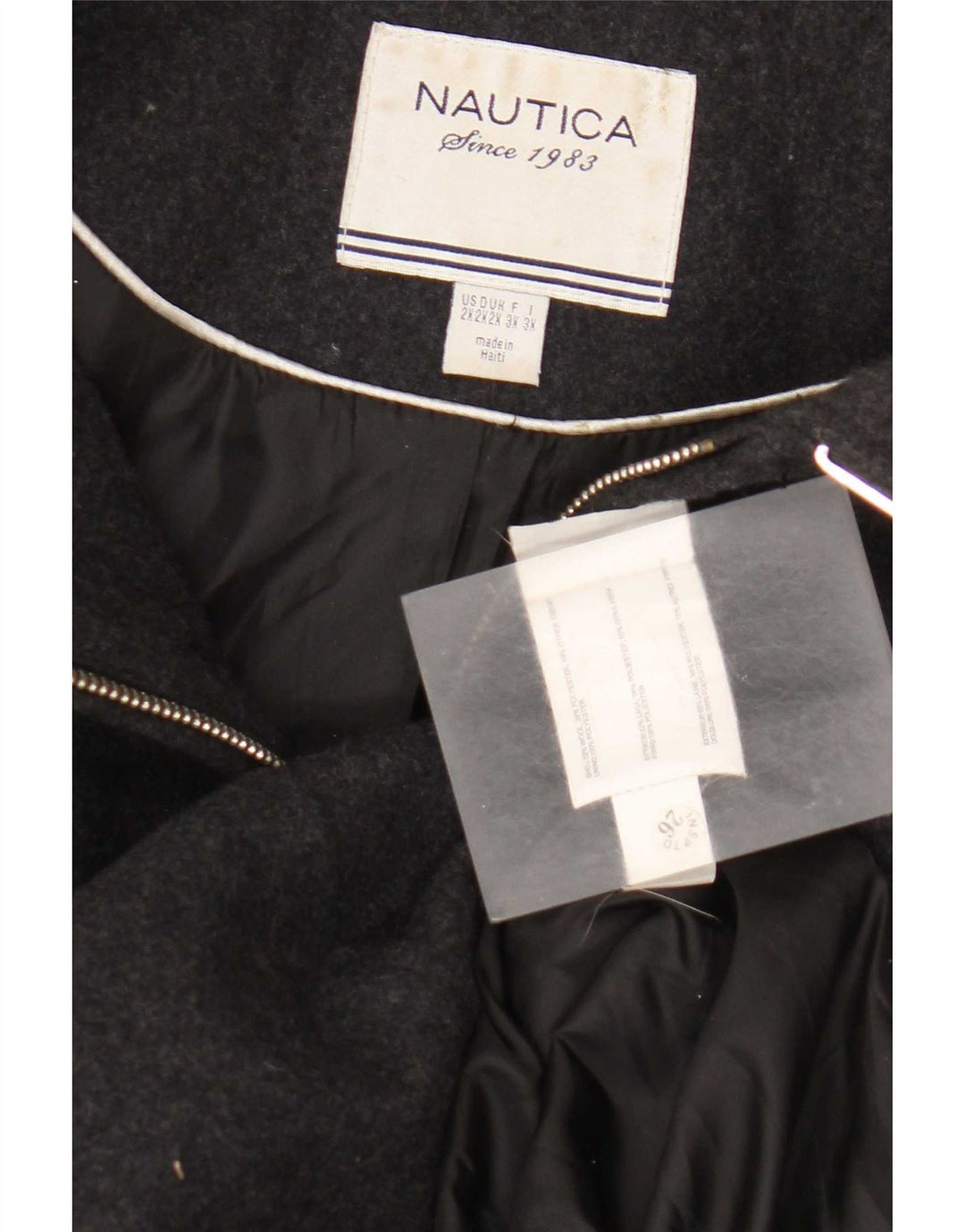 Nautica Damen Bomberjacke UK 20 2XL Graue Wolle