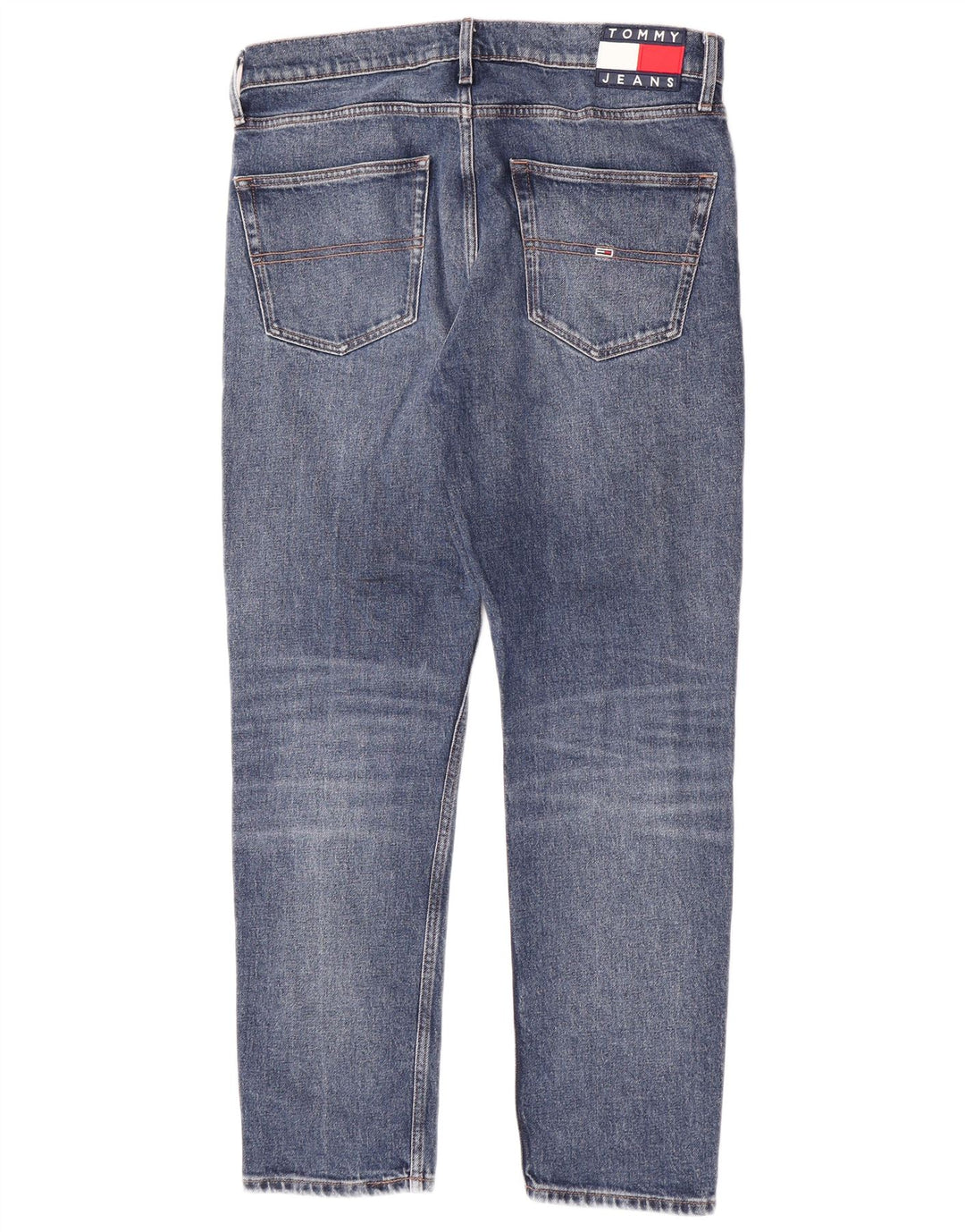 Tommy Hilfiger Herren Slim Jeans W32 L29 Blaue Baumwolle