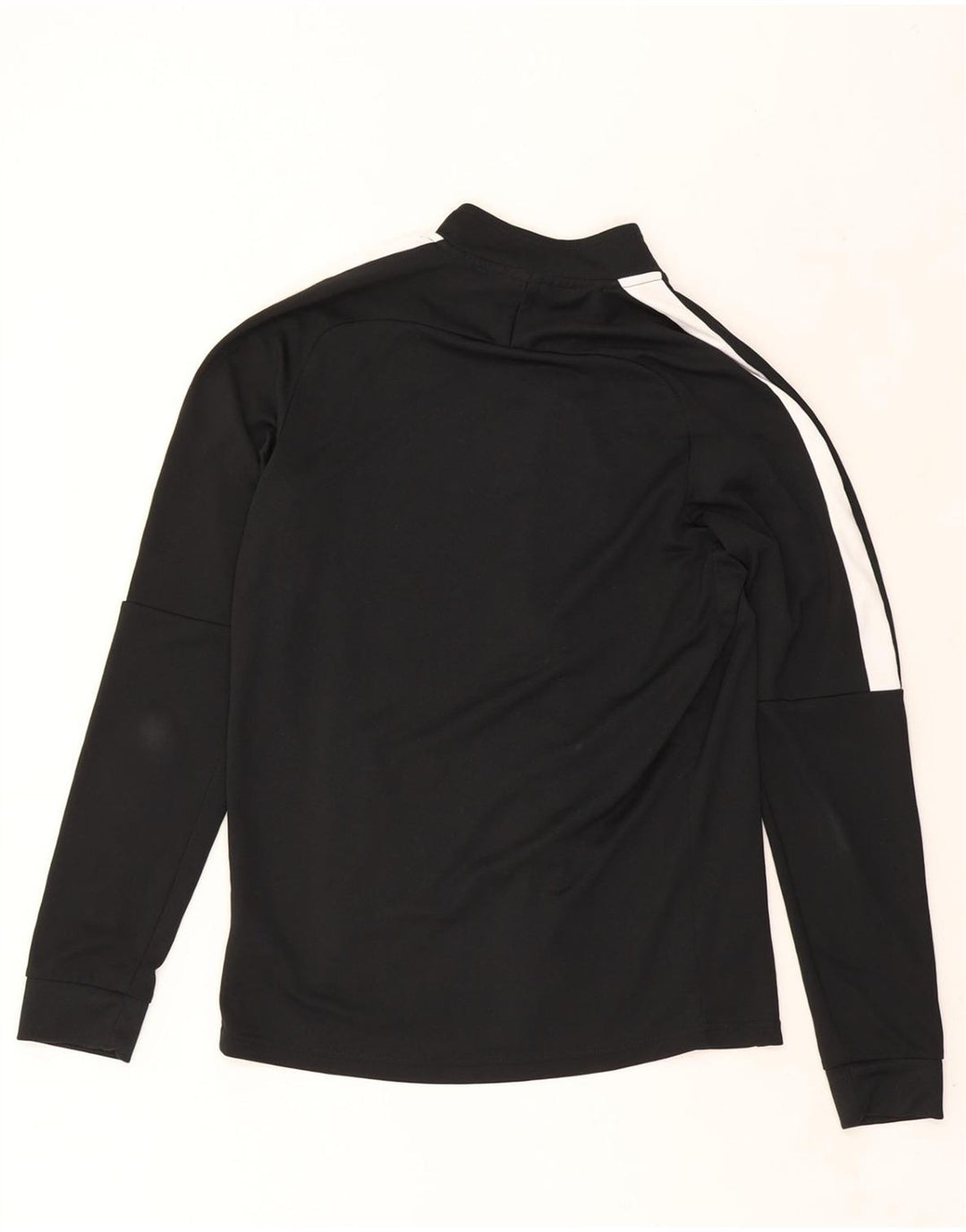 NIKE Mens Dri Fit Tracksuit Top Jacket Medium Black Colourblock Polyester