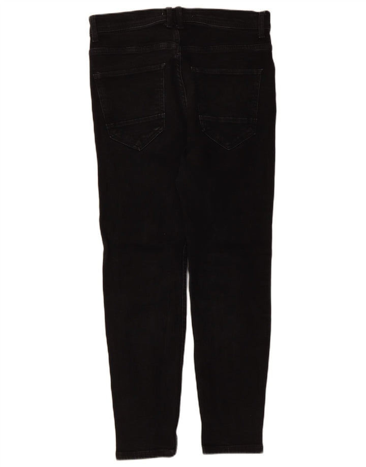 Kurze Jeans für Herren von Zara, EU 40, mittelgroß, W31, L25, Schwarz
