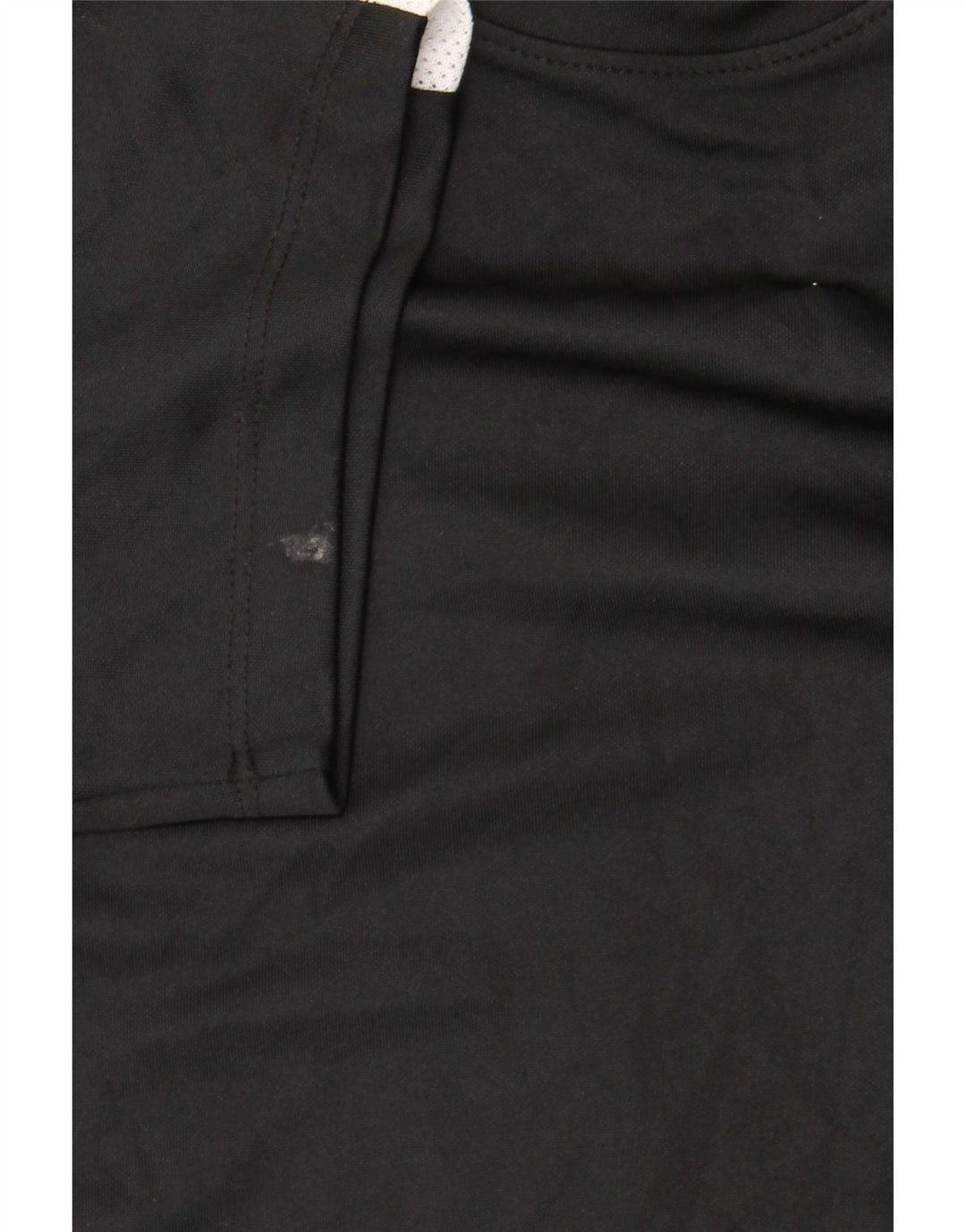 Nike Herren Dri Fit T-Shirt Top Mittelschwarzes Colourblock-Polyester