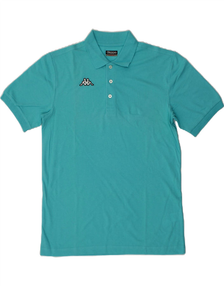 KAPPA Mens Polo Shirt Large Turquoise Cotton Vintage Kappa and Second-Hand Kappa from Messina Hembry 