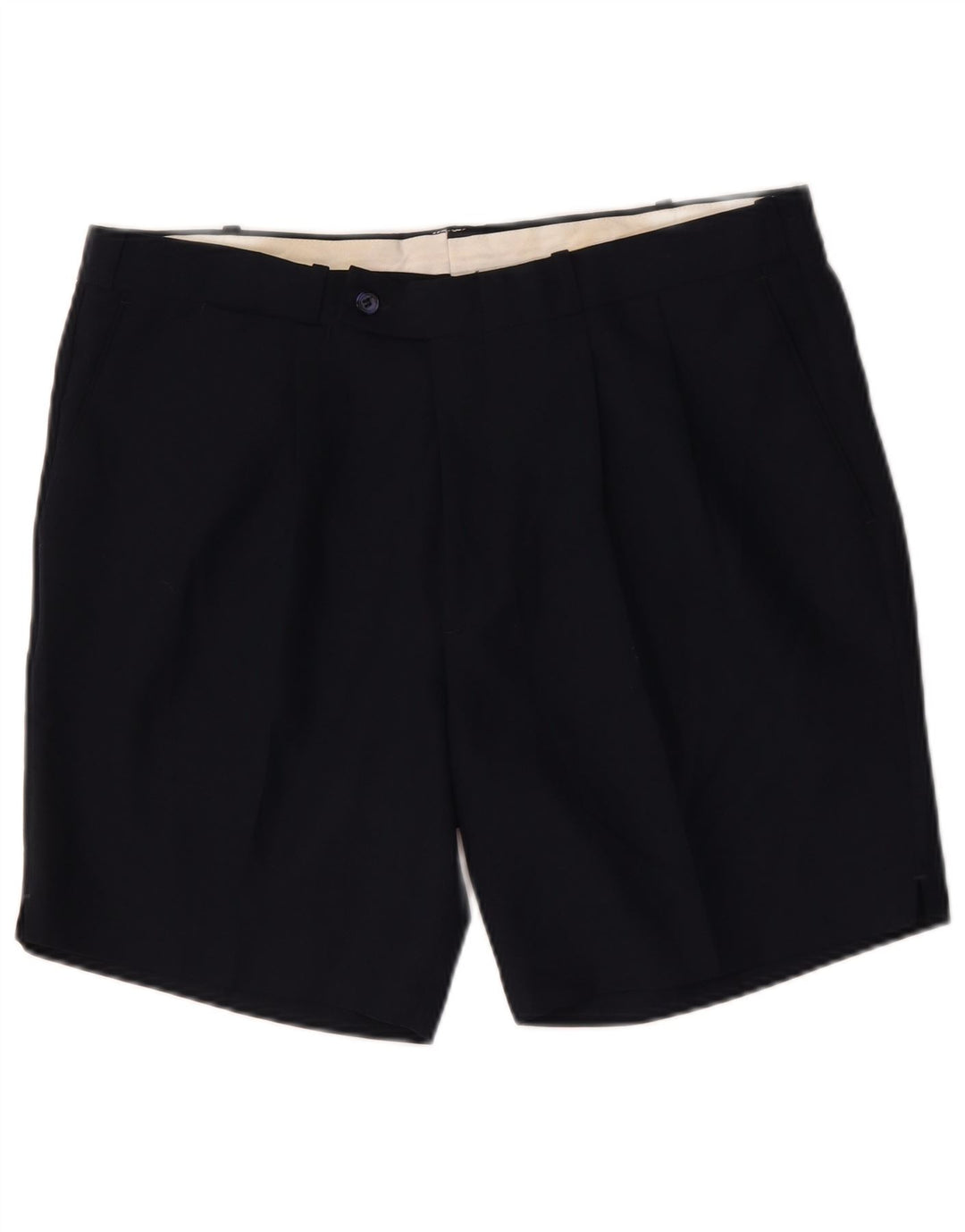 Farah Herren-Chinoshorts W38 XL Marineblaues Polyester
