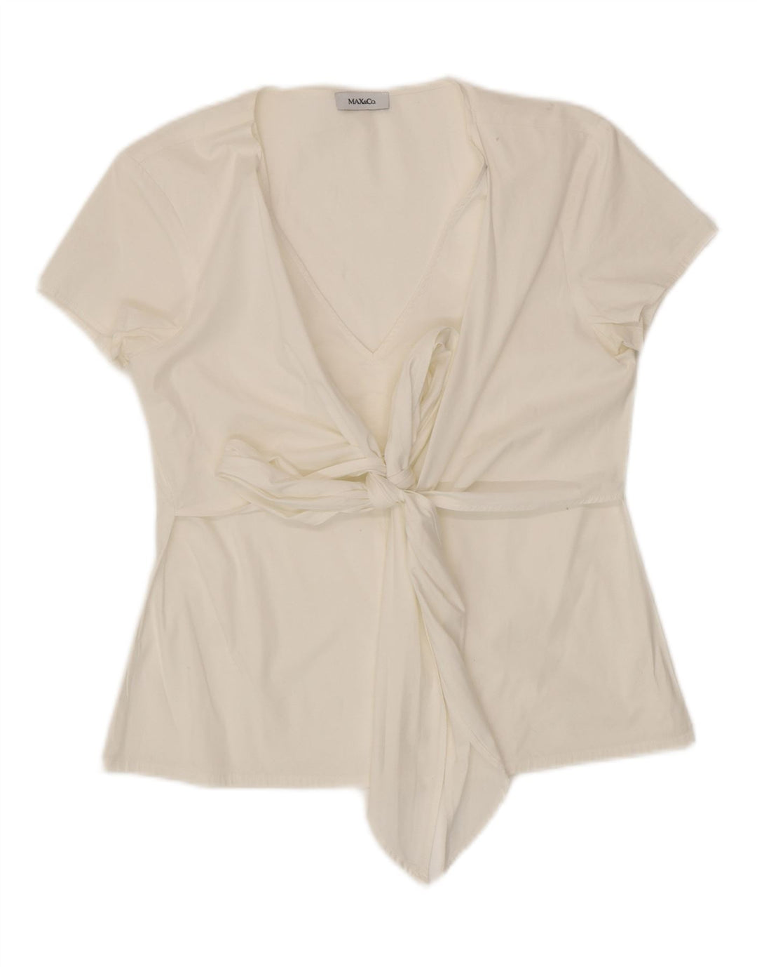 MAX & CO. Damen Blusenoberteil UK 12 Mittelweiß